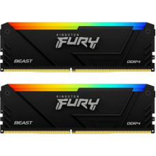 Kingston RAM FURY Beast RGB - 32 GB (2 x 16 GB Kit) - DDR4 3200 DIMM CL16