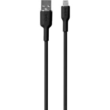 Puro Elektrik Puro Soft USB-A - Lightning Cable 1.5m Silicone - Black