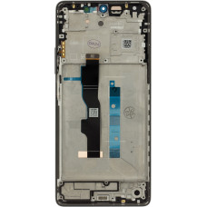 LCD Display + Touch Unit + Front Cover for Xiaomi Redmi Note 13 5G Black (Service Pack)