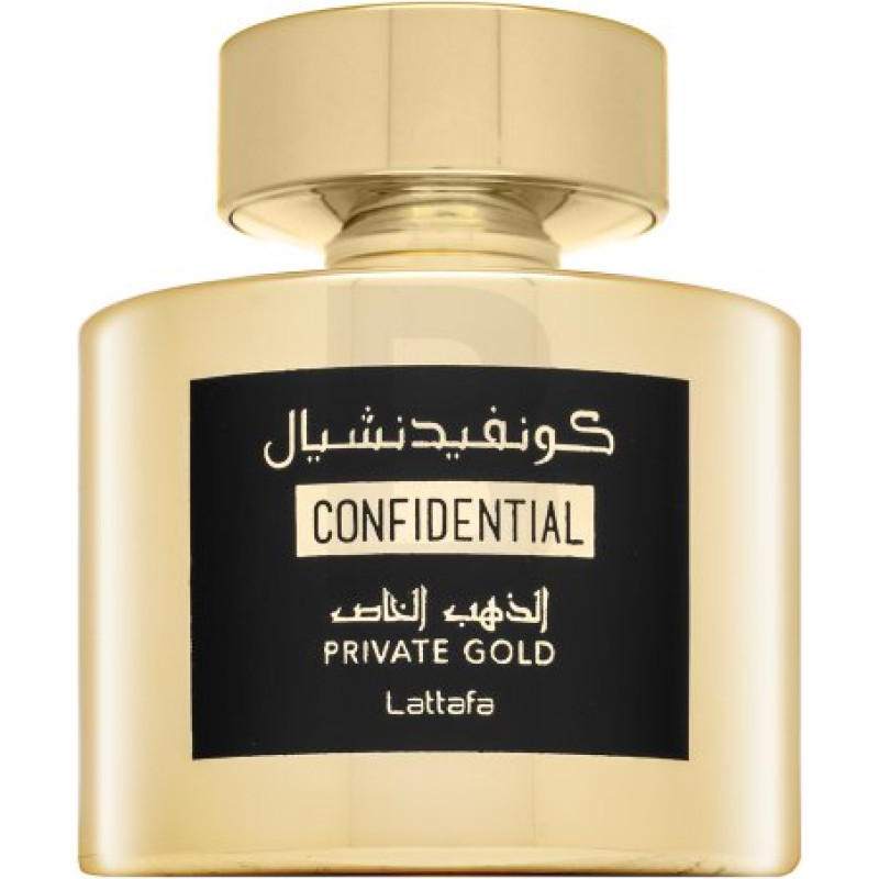 Lattafa Confidential Private Gold unisex parfimērijas ūdens 100 ml