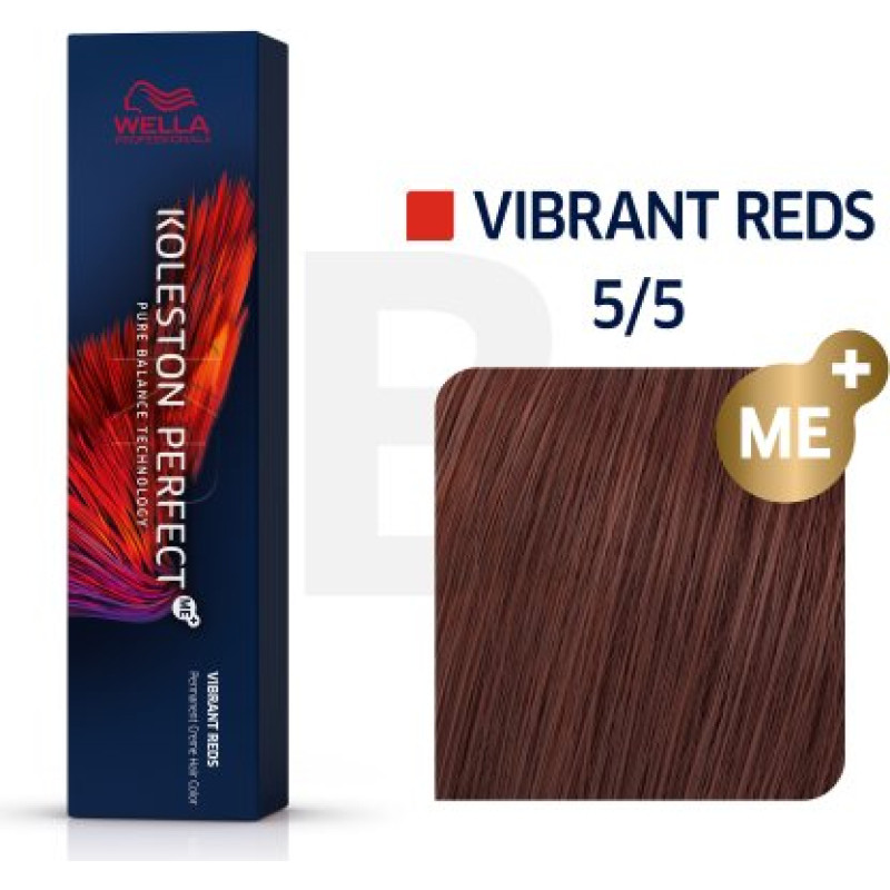 Wella Professionals Koleston Perfect Me+ Vibrant Reds profesionāla permanentā matu krāsa 5|5 60 ml