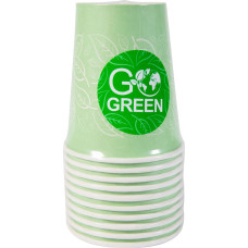 Gogreen Glāzes ekoloģiskās Go Green 350ml 10 gab.| 0,10kg