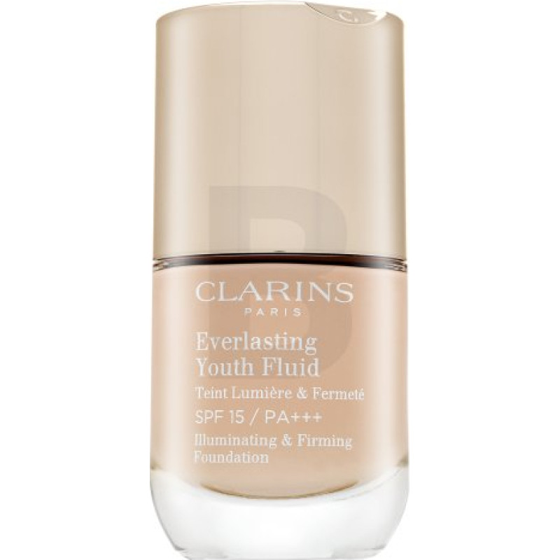 Clarins Everlasting Youth Fluid ilgnoturīgs pretnovecošanās make-up 107 Beige 30 ml