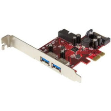 Startech .com 4 Port PCI Express USB 3.0 Card - 2 Ext & 2 Int (IDC) - SATA Power - USB adapter - PCIe 2.0 - USB 3.0 x 4