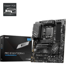 MSI Mainboard PRO B760-P DDR4 II - ATX - LGA 1700 - Intel B760