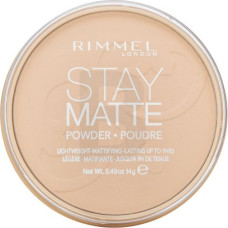 Rimmel London Stay Matte Ilgnoturīgs presētais pūderis 001 caurspīdīgs matējošs pūderis 14 g