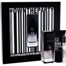 Carolina Herrera 212 VIP Men Black EDP gift set 100 ml, shower gel 100 ml and miniature EDP 10 ml