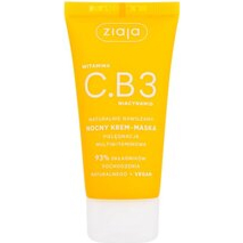 Ziaja Vitamin C.B3 Niacinamide Night Cream-Mask