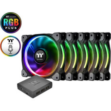 Riing 14 RGB Plus TT Premium Edition 5 Pack (5x140mm, 500-1400 RPM)