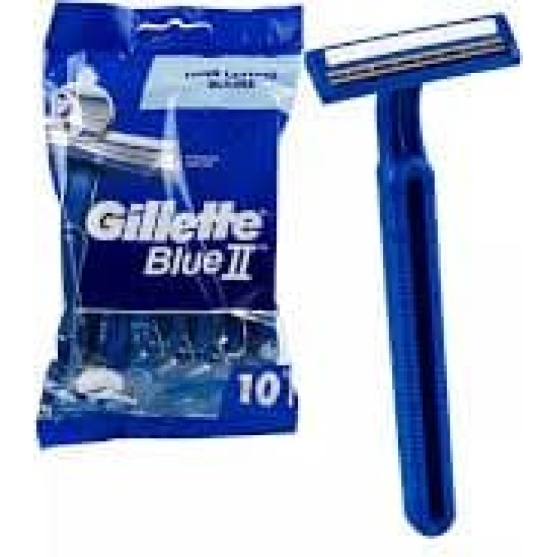 Gillette Blue II disposable razor 10pcs for men