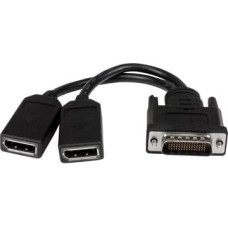 Startech .com DMS-59 to DisplayPort - 8in - DMS 59 to 2x DP - Y Cable - DMS-59 Adapter - DisplayPort Splitter Cable - LFH Cable (DMSDPDP1) - display splitter - 20.3 cm