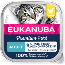 Eukanuba Konservēta barība kaķiem - Eukanuba Cat Adult Chicken pate Mono 85g