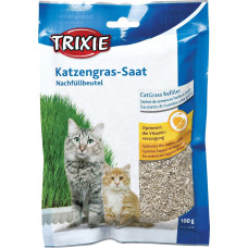 Trixie Zāle kaķēniem : Trixie Bio Cat Grass (bag), 100 g