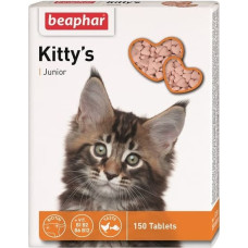 Beaphar Vitamīnizēta papildbarība - Beaphar Kitty's Junior, 150 tabl.