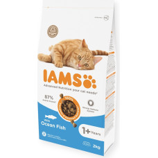 Iams Sausā barība kaķiem - IAMS CAT ADULT OCEAN FISH, 2 KG