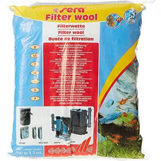 Sera Filtrējoša vate akvārijam : Sera Filter wool, 100g