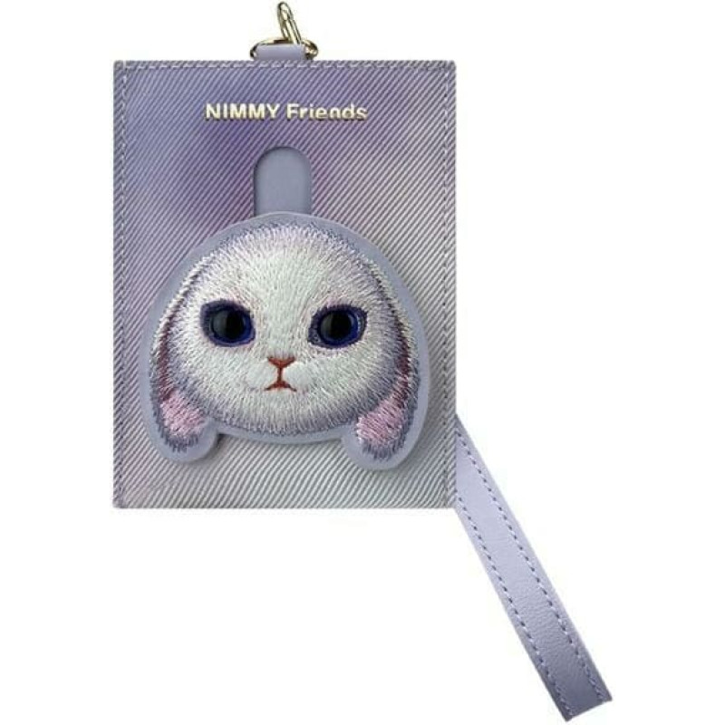 Nimmy portfel na karty fioletowy|purple   Big Eyed Pet 2.0 Rabbit