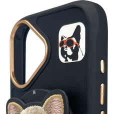 Nimmy Etui Nimmy Glasses Cool Dog MagSafe do    iPhone 16 czarny