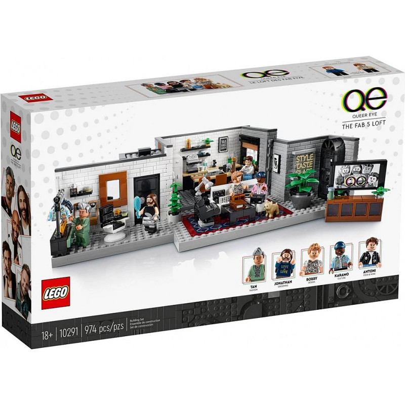 Lego Creator Expert 1029 1 Queer Eye ķieģeļi - Flat.