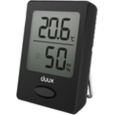 Duux Sense Hygrometer + Thermometer  Black  LCD display