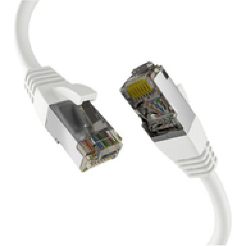 EFB CAT8.1 WEISS 10m RJ45 PATCHKABEL S|FTP PIMF