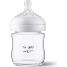 Philips Avent Natural Response stikla zīdaiņu pudelīte 125 ml  jaundzimušā knupītis  0m+ SCY930|01