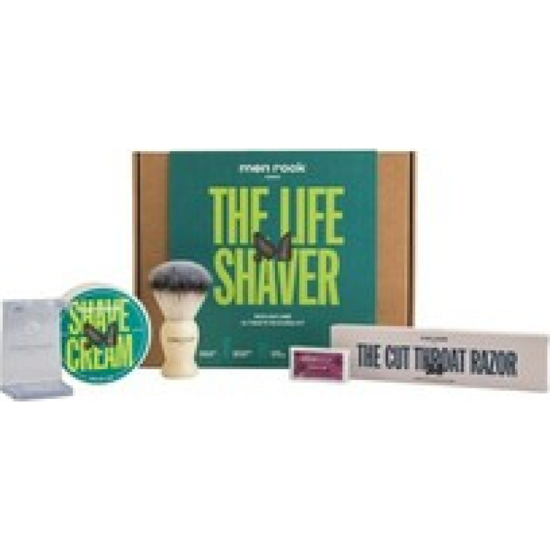 Men-Rock Sicilian Lime Ultimate Cut Throat Razor Shaving Gift Set - Dárková sada holicí péče