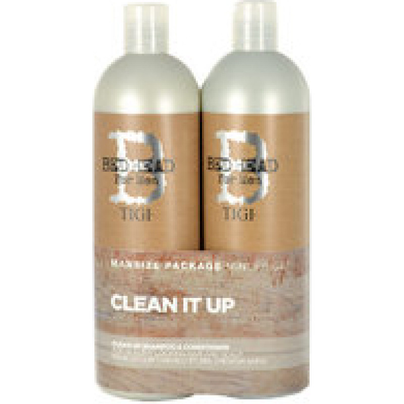 Tigi Bed Head Men Clean Up Set - Cassette for everyday use 1500ml