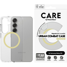 Etui CARE by PanzerGlass Flagship Urban   Combat Chardonnay QI do Samsung Galaxy S25 przezroczysty