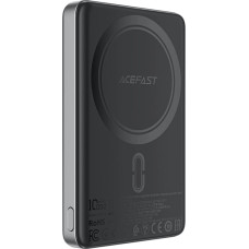 Powerbank Acefast M12-10000 PD20W ultra-slim, MagSafe compatible - black