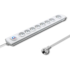 Surge protector 8 sockets, 1.5m