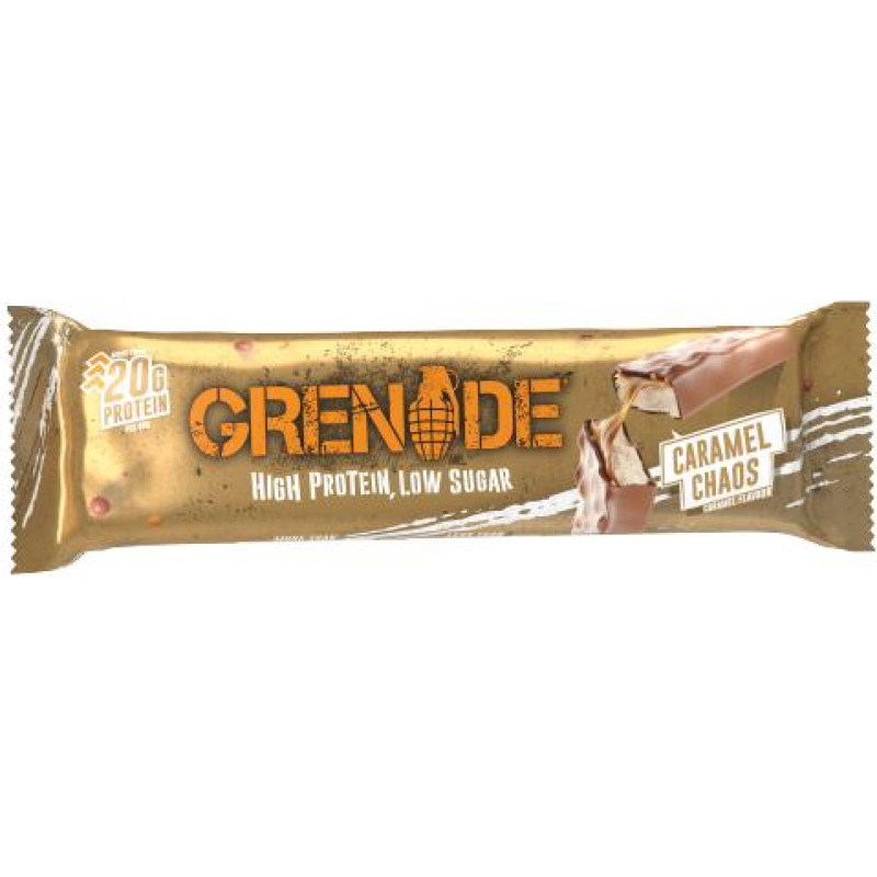 Grenade - Caramel Chaos Proteīna batoniņš 60g - (Proteīns 20g)