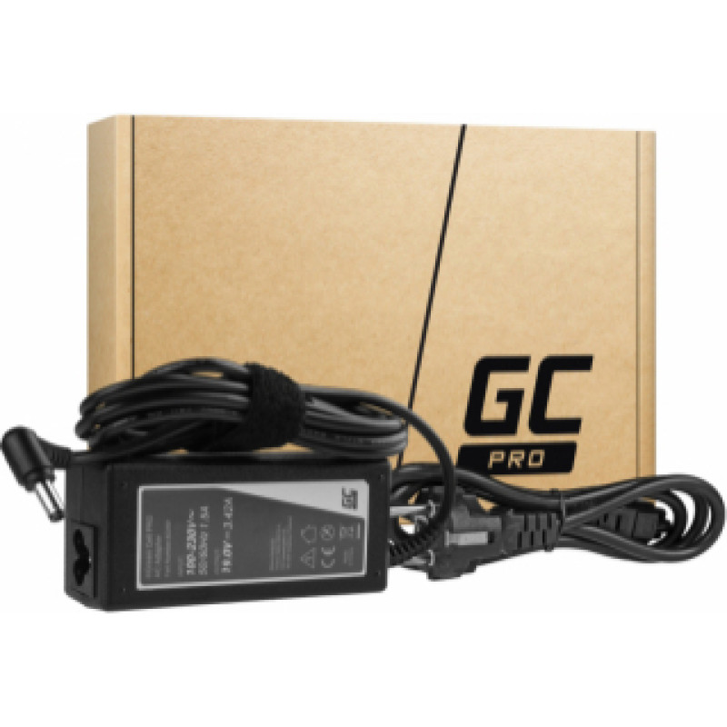 Green Cell PRO Charger | AC Adapter for Asus | Toshiba Satellite 65W