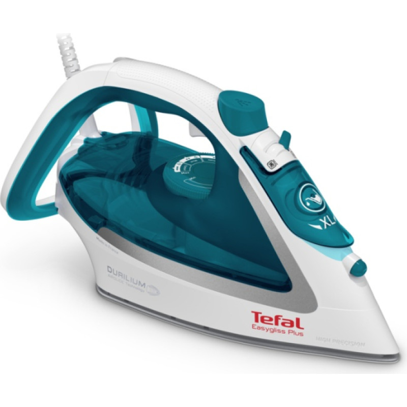Tefal FV5718 Steam iron  2500 W  Water tank capacity 270 ml  Continuous steam 45 g|min  Steam boost performance 195 g|min  Blue| white