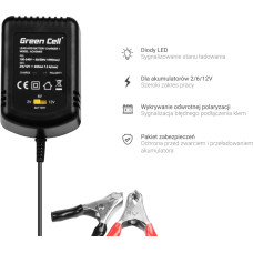 Green Cell Charger for accumulators 2V | 6V | 12V (0.6A)