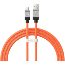 Baseus cable CoolPlay USB - USB-C 1m 100W orange