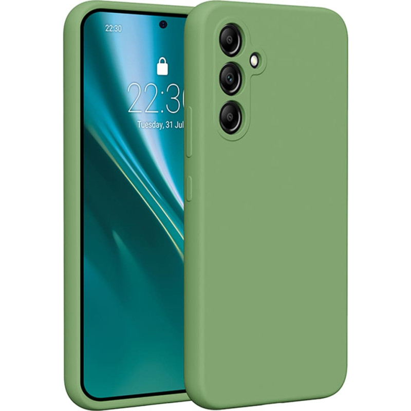 Etteri Silicone case for Samsung Galaxy A54 5G light green