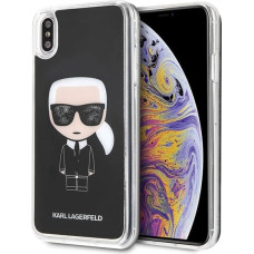 Karl Lagerfeld KLHCI65ICGBK iPhone XsMax czarny|black Iconic Glitter