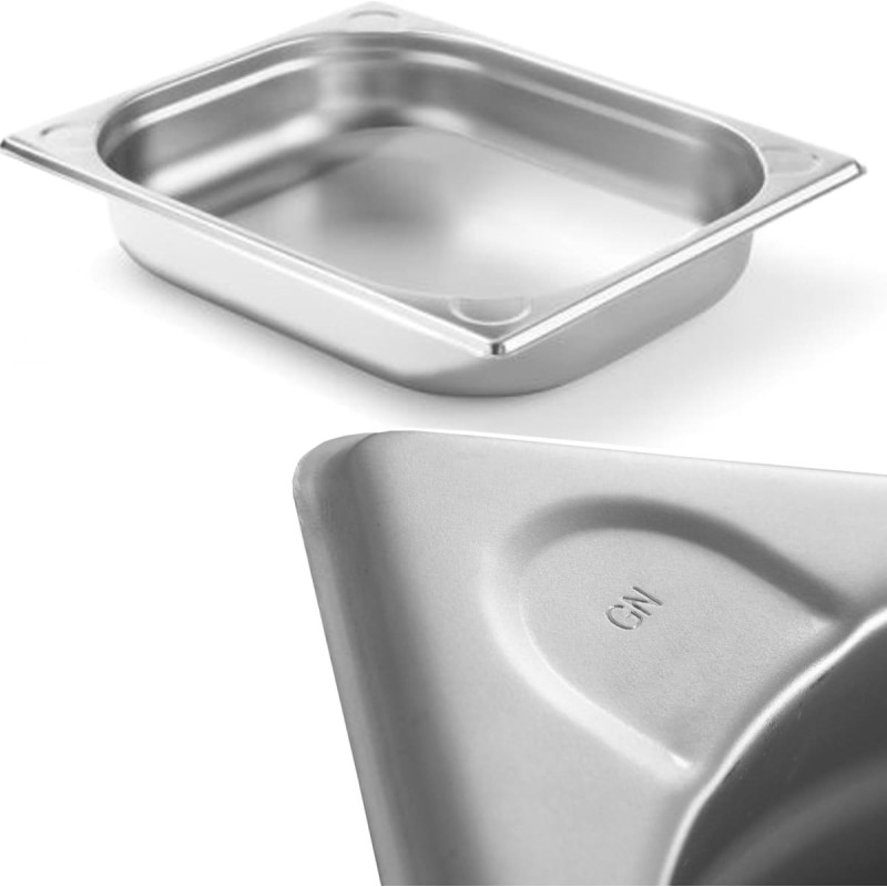 Hendi GN 1/2 konteiners, tērauds, virtuves līnija, augstums 65 mm - 806326