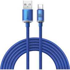 Baseus USB kabelis - USB-C ātrai uzlādei un datu pārsūtīšanai 2m zils