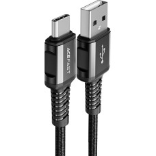 Acefast Pīts USB kabelis — USB-C 3A 1,2 m melns