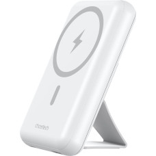 Choetech Powerbank 10000 mAh 20W MagSafe USB-A USB-C statīva funkcija - balts