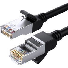 Ugreen Tīkla kabelis Patchcord RJ45 Ethernet Cat 6 U/UTP apaļš 0,5 m - melns