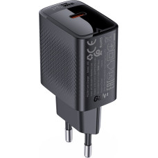 Acefast A82 GaN USB-C PD 20W sienas lādētājs - melns