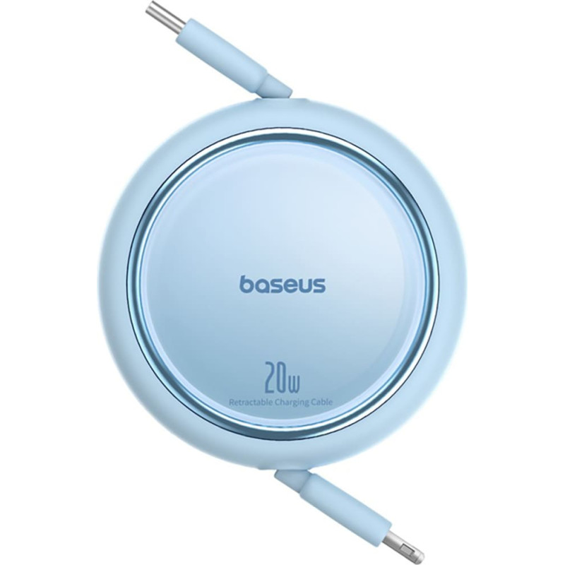 Baseus Free2Pull USB-C izvelkamais kabelis - iPhone Lightning 20W 1m - zils