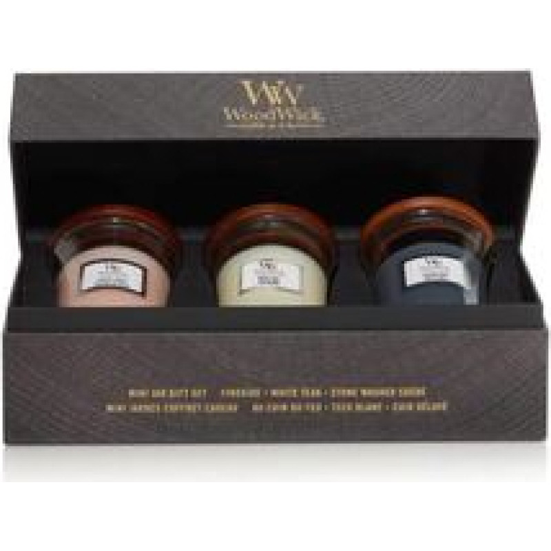 Woodwick Bougie Florale Set of small scented candles