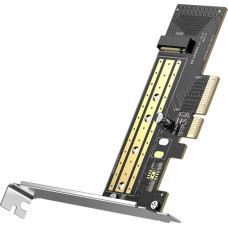 Ugreen Paplašināšanas kartes diska adapteris datoram M.2 NVMe SATA PCIe 3.0 x4 32Gbps