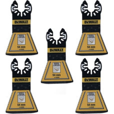 Dewalt-Akcesoria 5 BiM zāģa asmeņu komplekts ar 3 griešanas malām vairākiem instrumentiem, 54x38,6 mm, EXTREME, DeWalt [DT20775-QZ]
