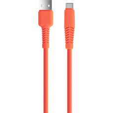 Setty cable USB - USB-C 1,5 m 2,1A KSA-C-1.5210 orange