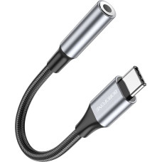 Borofone Adapter BV16 - Type C to jack 3,5mm - black (DAC)